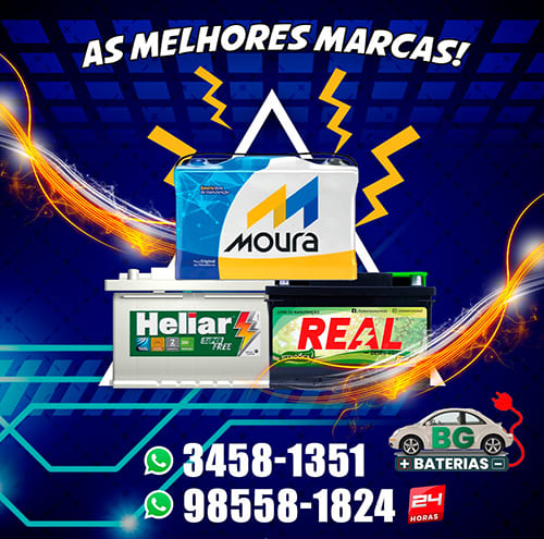 Baterias 24h no Bairro Castelo BH